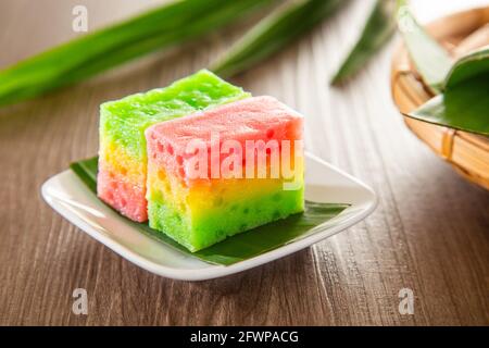 Kuih Lapis Is A Traditional Malay Nyonya Sweet Desert Stock Photo Alamy