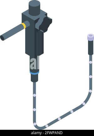 Endoscope medical icon. Isometric of Endoscope medical vector icon for web design isolated on white background Stock Vector