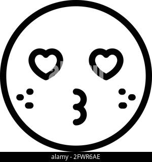 human profile with sad emoji line style icon 2567492 Vector Art at