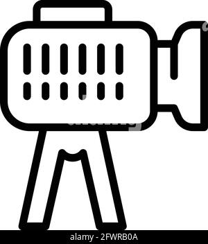 Traffic radar icon. Outline Traffic radar vector icon for web design isolated on white background Stock Vector