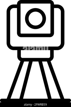 Radar restriction icon. Outline Radar restriction vector icon for web design isolated on white background Stock Vector