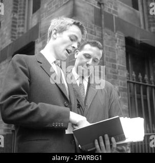 File photo dated 21-08-1962 of Max Mosley (left). Issue date: Monday May 24, 2021. Stock Photo