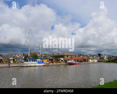 Bude Canal Basin, Bude, Cornwall, UK Stock Photo