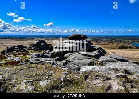 Rough Tor on Bodmin Moor Stock Photo
