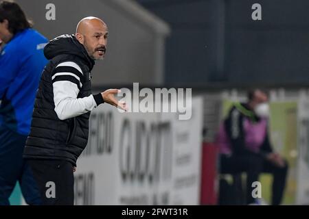 La Spezia, Italy, 23 May, 2021 Vincenzo Italiano coach of Spezia Calcio at the Spezia vs Roma Serie A League Credit:Roberto Ramaccia/Alamy Live News Stock Photo