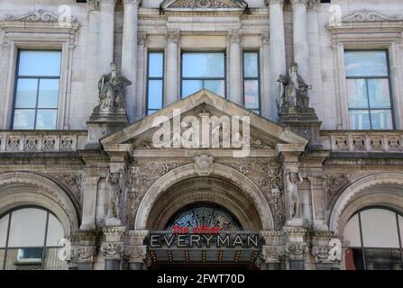 The Other Everyman Cinema entrance in the former Liverpool General Post Office building on Victoria Street Stock Photo