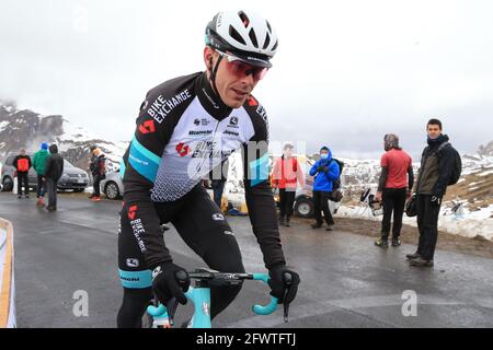 Giau Pass, Italy. 24th May, 2021. Giro d'Italia, Tour of Italy, route stage 16, Sacile to Cortina d'Ampezzo ; 182 HEPBURN Michael AUS Credit: Action Plus Sports/Alamy Live News Stock Photo