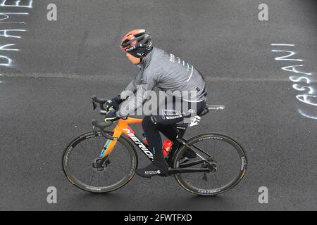 Giau Pass, Italy. 24th May, 2021. Giro d'Italia, Tour of Italy, route stage 16, Sacile to Cortina d'Ampezzo ; 57 TRATNIK Jan SLO Credit: Action Plus Sports/Alamy Live News Stock Photo