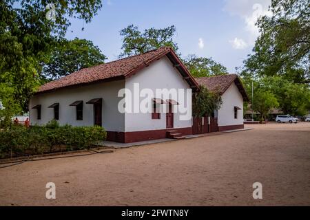 Various views of the Sabarmati Ashram Stock Photo