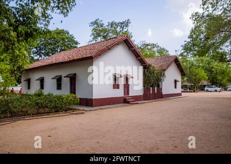 Various views of the Sabarmati Ashram Stock Photo