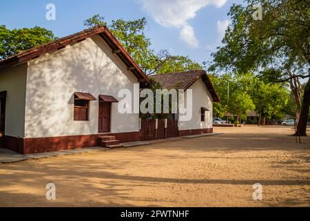 Various views of the Sabarmati Ashram Stock Photo