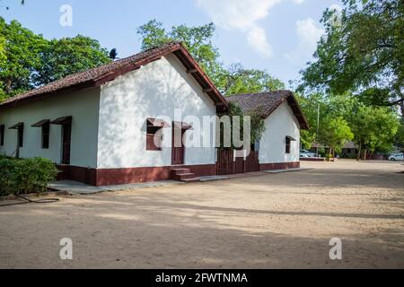 Various views of the Sabarmati Ashram Stock Photo