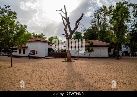 Various views of the Sabarmati Ashram Stock Photo