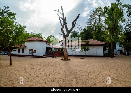 Various views of the Sabarmati Ashram Stock Photo