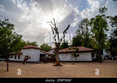 Various views of the Sabarmati Ashram Stock Photo