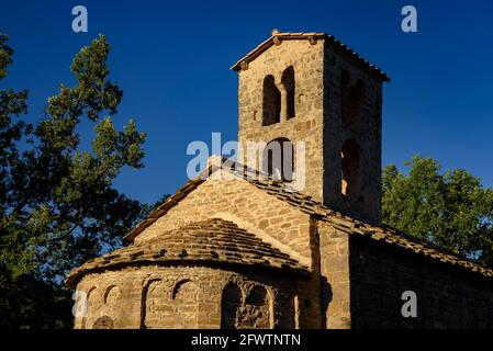Sant Sadurní de Rotgers Hermitage, near Borredà (Berguedà, Catalonia, Spain, Pyrenees) ESP: Ermita de Sant Sadurní de Rotgers, cerca de Borredà Stock Photo