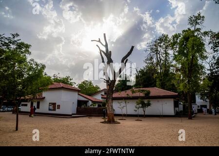 Various views of the Sabarmati Ashram Stock Photo