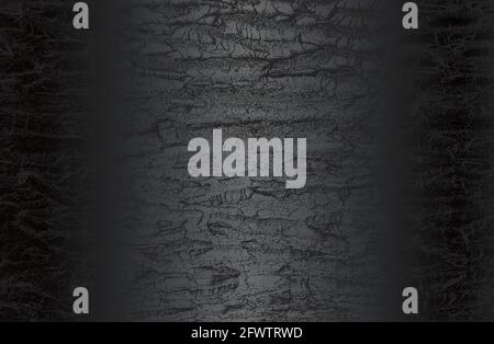Luxury black metal gradient background with distressed wooden parquet texture. Vector illustration Stock Vector