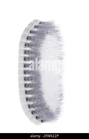 Gray wash brush isolated on white background Stock Photo