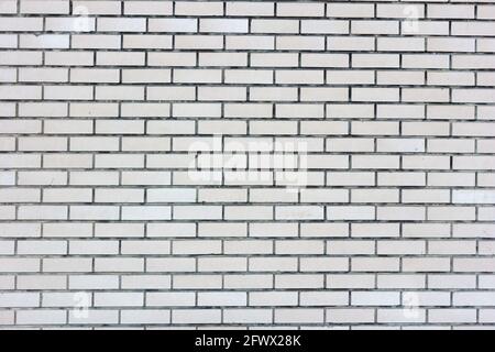 white brick wall as a texture Stock Photo