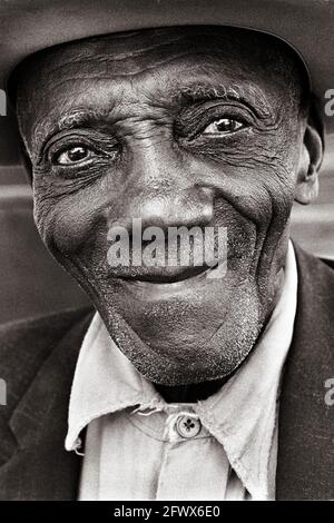 Elderly African American Man Stock Photo