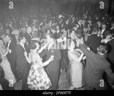 Opening of the 26th Book Week in the Concertgebouw in Amsterdam, ball after, overview, February 24, 1961, BALS, BOEKENWEKEN, CONCERTGEBOUWEN, Openings Stock Photo