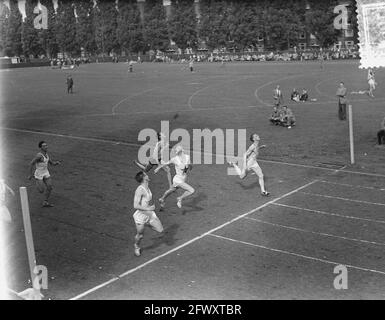 Athletics games for Prins Bernhard Beker Amsterdam, August 23, 1953, athletics games, The Netherlands, 20th century press agency photo, news to rememb Stock Photo