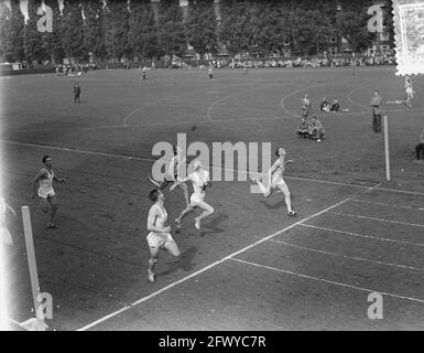 Athletics games for Prins Bernhard Beker Amsterdam, August 23, 1953, athletics games, The Netherlands, 20th century press agency photo, news to rememb Stock Photo