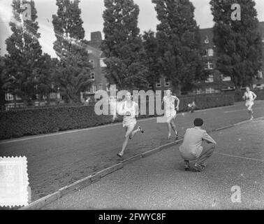 Athletics games for Prins Bernhard Beker Amsterdam, August 23, 1953, athletics games, The Netherlands, 20th century press agency photo, news to rememb Stock Photo