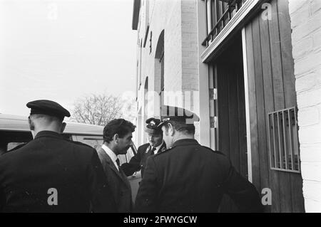 Riots in Groningen Detention House, troublemakers return to detention house, November 5, 1971, The Netherlands, 20th century press agency photo, news to remember, documentary, historic photography 1945-1990, visual stories, human history of the Twentieth Century, capturing moments in time Stock Photo