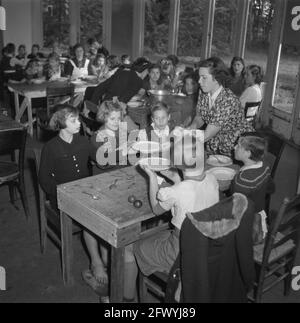 [Reportage of the work of the Stichting Oorlogs Pleegkinderen in the field of caring for children of N.S.B. men], October 1945, children, education, foster care, second world war, The Netherlands, 20th century press agency photo, news to remember, documentary, historic photography 1945-1990, visual stories, human history of the Twentieth Century, capturing moments in time Stock Photo
