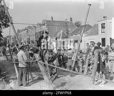 Ring stabbing Middelburg, August 25 1949, RINGSTEKEN, The Netherlands, 20th century press agency photo, news to remember, documentary, historic photography 1945-1990, visual stories, human history of the Twentieth Century, capturing moments in time Stock Photo