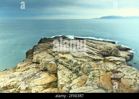 Longdong Bay at Northeast coast of Taiwan (New Taipei City and Yilan)  National Scenic Area Stock Photo - Alamy