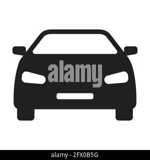 Front car icon vector for graphic design, logo, web site, social media, mobile app, ui illustration Stock Vector