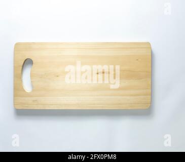 Pine wood cutting board, handmade wood cutting board Stock Photo