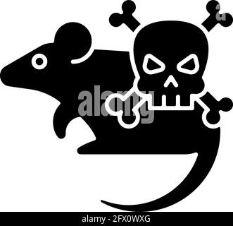 Animals black glyph icon Stock Vector
