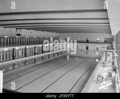 Swimming pool June 15 opening 50m bath, June 12, 1961, Openings, swimming pools, The Netherlands, 20th century press agency photo, news to remember, documentary, historic photography 1945-1990, visual stories, human history of the Twentieth Century, capturing moments in time Stock Photo