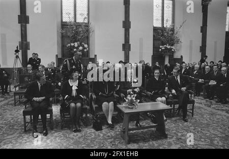 Royal family at National Commemoration of the Dead in Ridderzaal, The Hague, Royal family, May 4, 1970, The Netherlands, 20th century press agency photo, news to remember, documentary, historic photography 1945-1990, visual stories, human history of the Twentieth Century, capturing moments in time Stock Photo