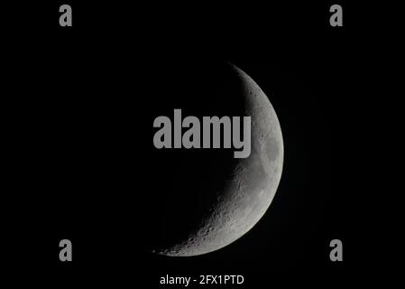 Crescent Moon Stock Photo