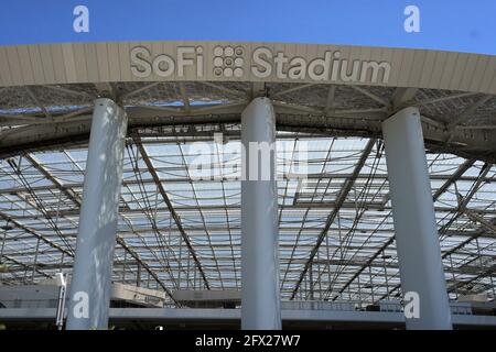 Inglewood, California, May 24, 2021, A general view of the Los Angeles Rams  and Los Angeles Chargers Equipment Room team store at SoFi Stadium, Monday,  May 24, 2021, in Inglewood, Calif. The