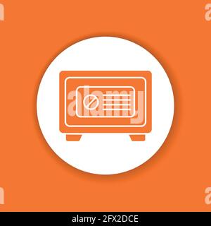 Safe olor line icon. Pictogram for web page, mobile app, promo. UI UX GUI design element. Editable stroke. Stock Vector