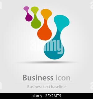 Originally created business icon for creative design tasks Stock Vector
