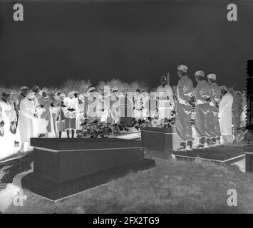 Marvo funeral Den Helder military workman Beishuizen, April 29, 1955, Funerals, The Netherlands, 20th century press agency photo, news to remember, documentary, historic photography 1945-1990, visual stories, human history of the Twentieth Century, capturing moments in time Stock Photo