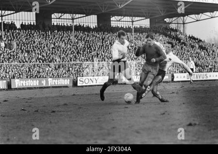 Nec against Ajax 1-3 (KNVB cup); game moments, 12 October 1975, sport,  soccer, The Netherlands, 20th century press agency photo, news to remember,  documentary, historic photography 1945-1990, visual stories, human history  of