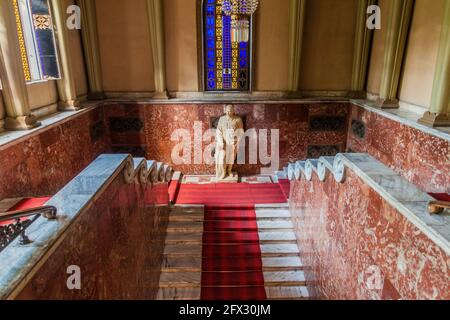 GORI, GEORGIA - JULY 15, 2017: Interior of Stalin museum in Gori town, Georgia. Stock Photo