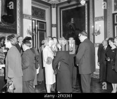 Princess Irene and Prince Don Carlos, February 11, 1964, princesses, engagements, The Netherlands, 20th century press agency photo, news to remember, documentary, historic photography 1945-1990, visual stories, human history of the Twentieth Century, capturing moments in time Stock Photo