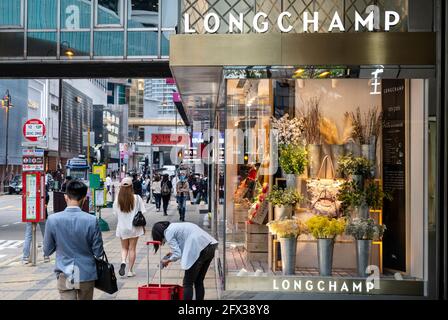 French luxury fashion brand Longchamp store seen in Hong Kong Stock Photo -  Alamy