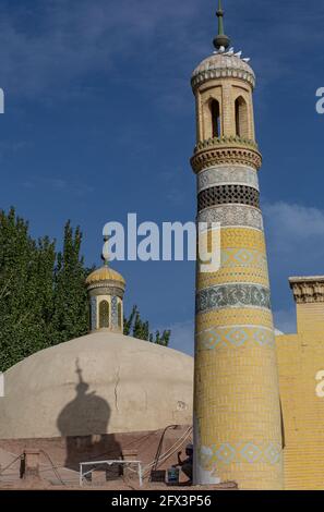 Detail of  Id Kah Mosque .Kashgar, Xingiang, China 2019 Stock Photo