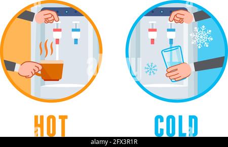 water dispenser.Vector illustration that is easy to edit. Stock Vector