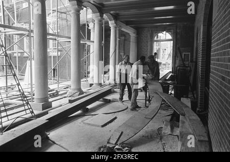 The gallery in front of the future restaurant, July 2, 1969, restaurants, restorations, orphanages, The Netherlands, 20th century press agency photo, news to remember, documentary, historic photography 1945-1990, visual stories, human history of the Twentieth Century, capturing moments in time Stock Photo